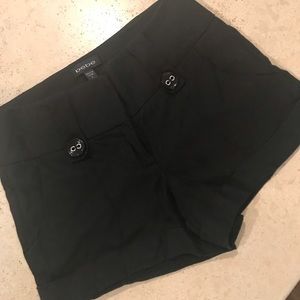 Short Black shorts with double buttons so cute!!!!